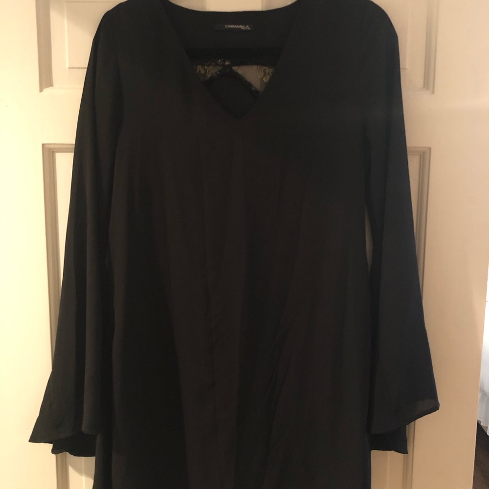 Black flowy dress